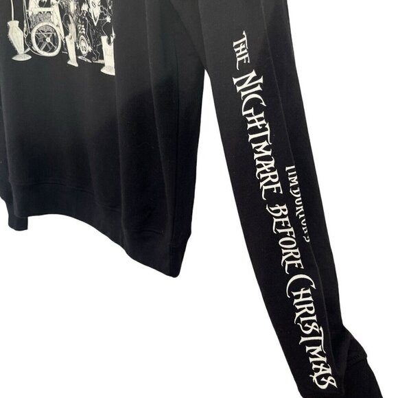 Nightmare Before Christmas Group Glow in the Dark Long Sleeve T Shirt Black Sz M - Picture 11 of 15
